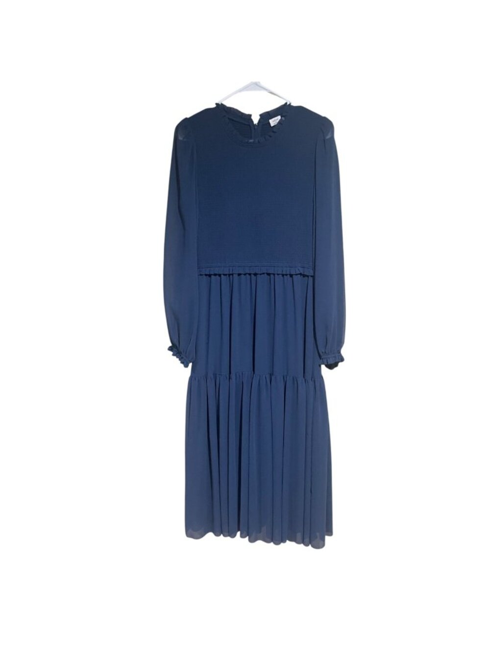 Aritzia Wilfred Rosalyn Smocked Tiered Long Dress